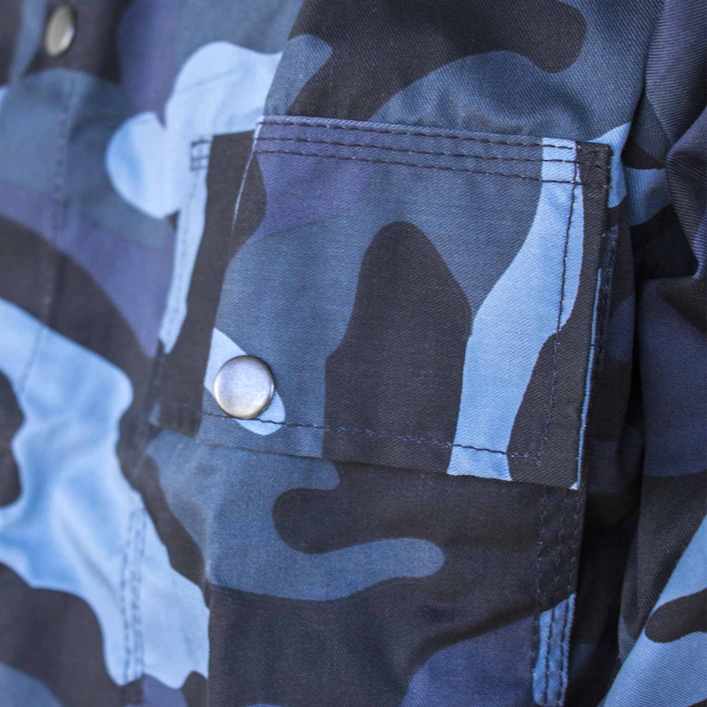 Field Spirit Coverall Blue Camo