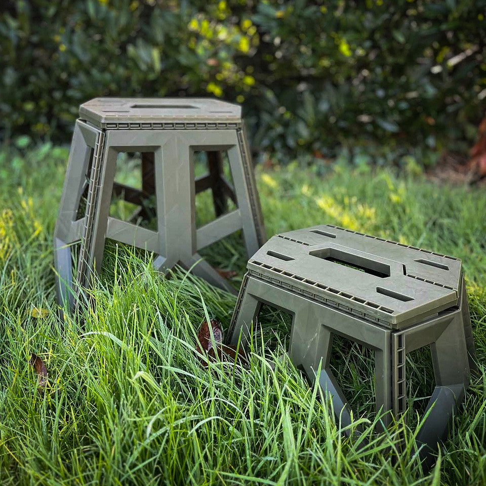 Opvouwbare outdoor kruk groot