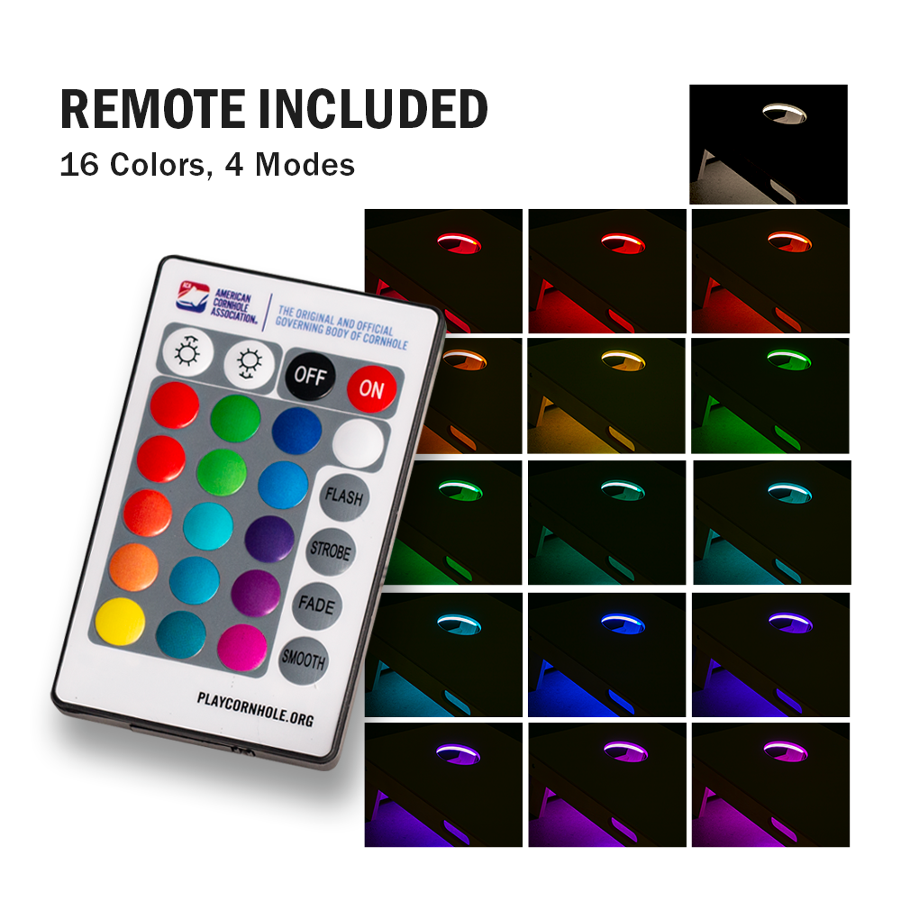 ACA Eclipse LED Cornhole Borden Verlichtingsset