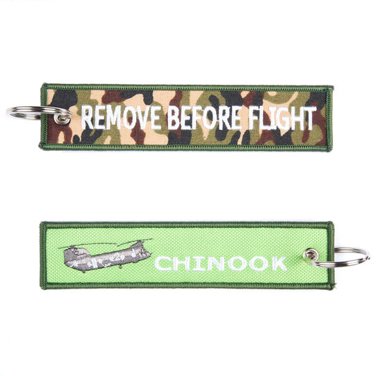 Sleutelhanger RBF + Chinook groen #37