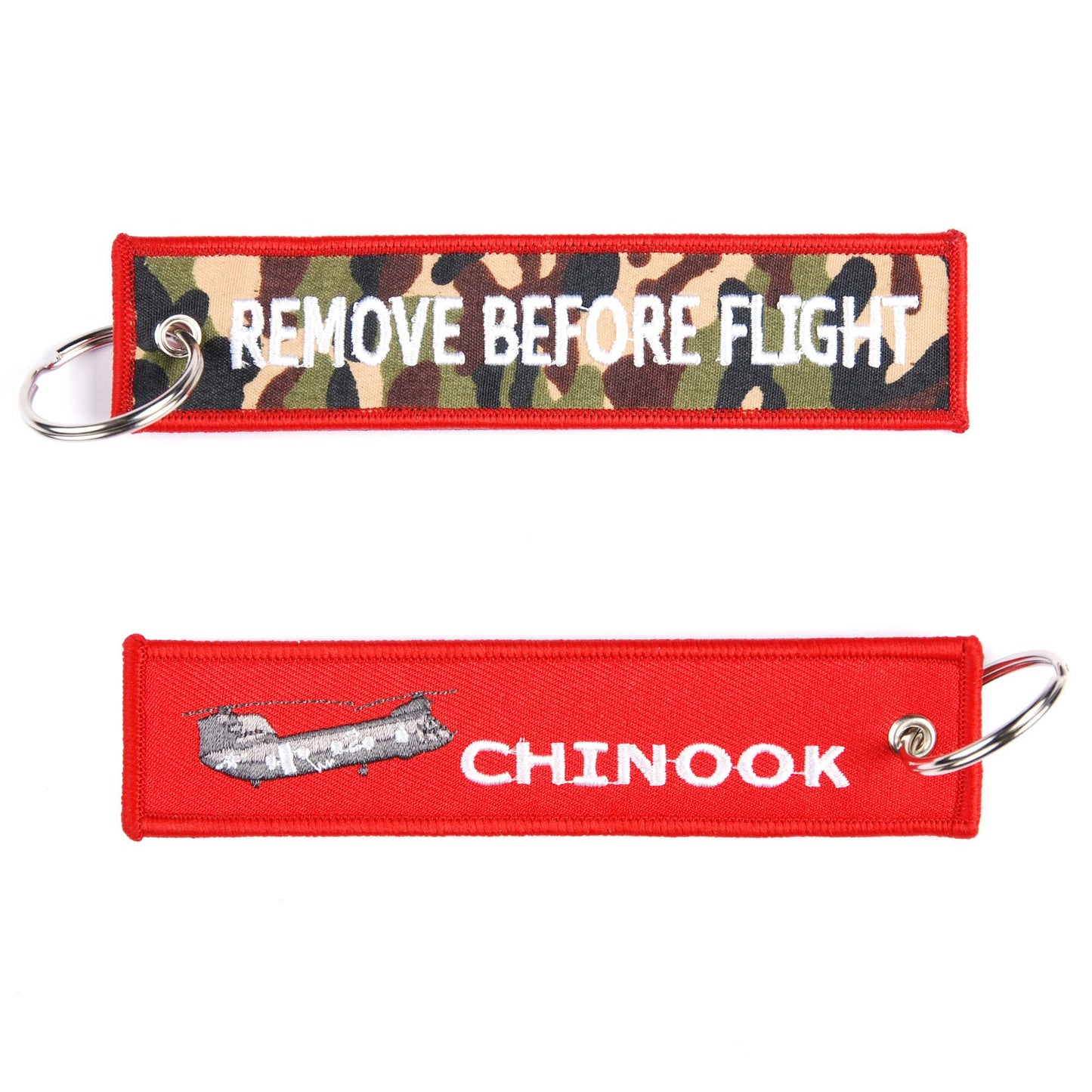 Sleutelhanger RBF + Chinook rood #58