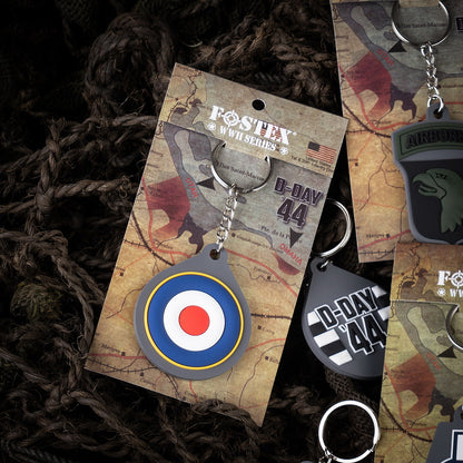 Sleutelhanger 3D PVC RAF Roundel D-Day 44 #134