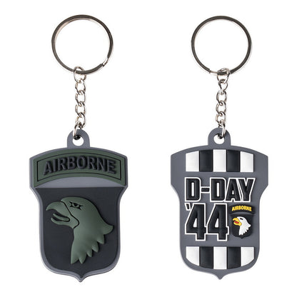 Sleutelhanger 3D PVC 101st Airborne D-Day 44 subdued #137