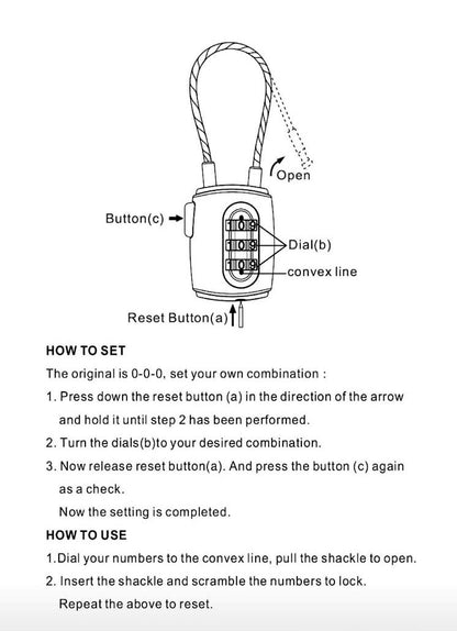 Combi lock / cijferslot