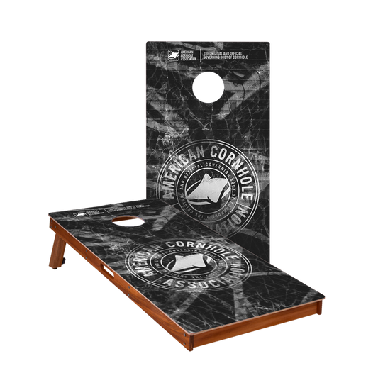 ACA Black Grunge Tournament Gold Series - 2x Cornhole-borden