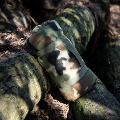 Fleece deken camouflage