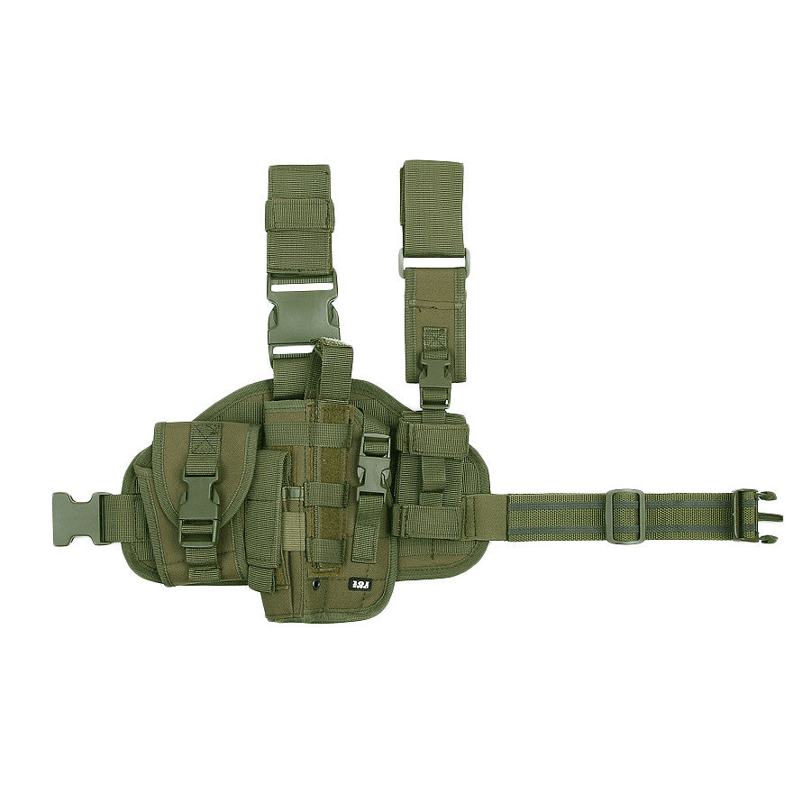 Hip molle leg holster links