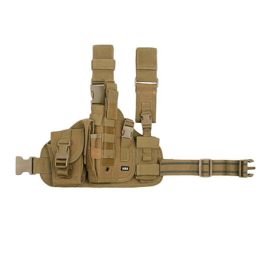 Hip molle leg holster links