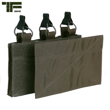 TF-2215 Triple M4 pouch with hook and loop panel #09