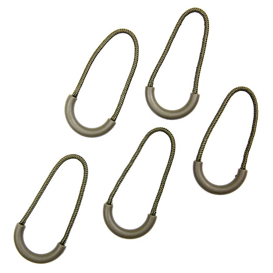 Zipper ring puller zakje met 5 stuks