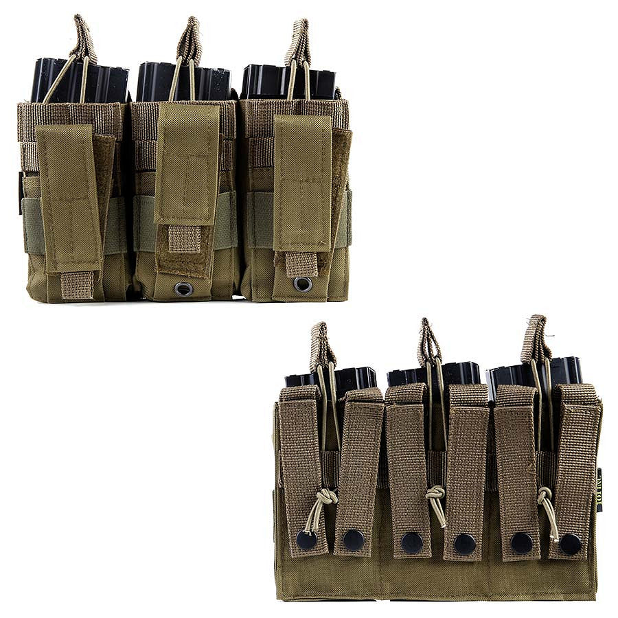 Triple kangaroo M4 mag pouch