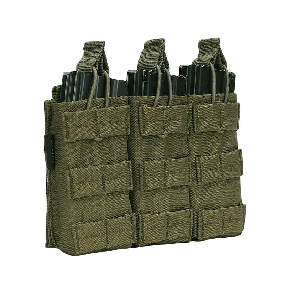 Triple open top M4 mag pouch