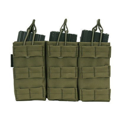 Triple open top M4 mag pouch