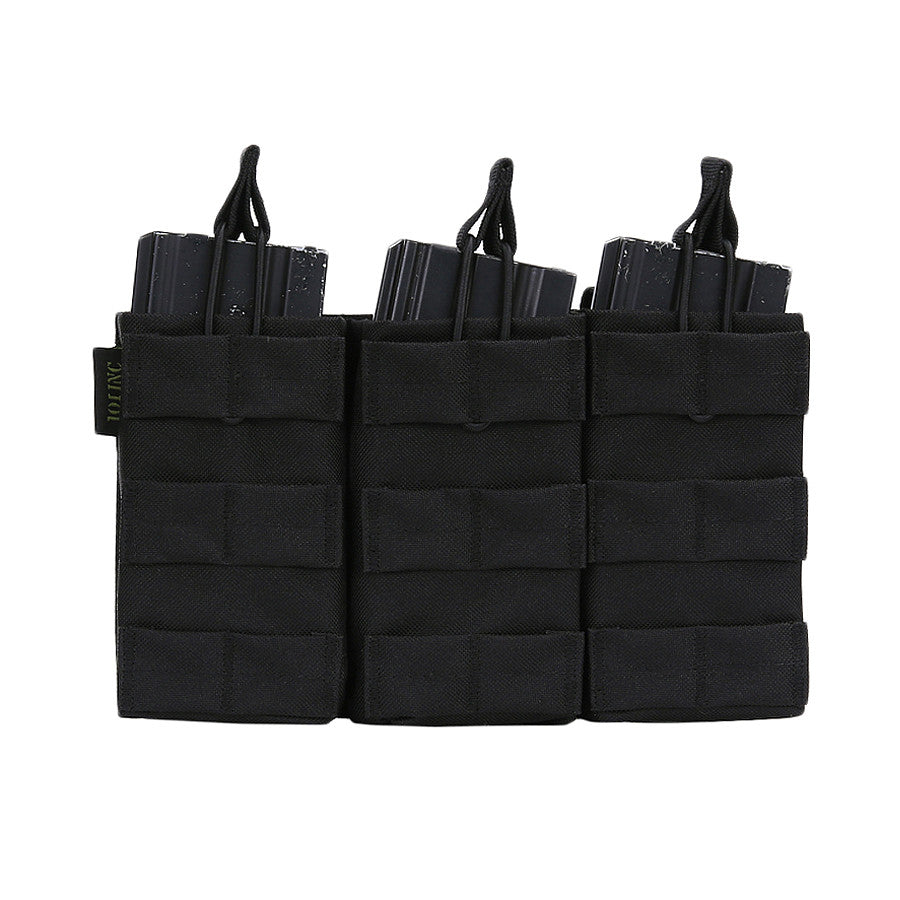 Triple open top M4 mag pouch