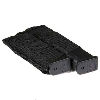 Double elastic magazine pistol pouch LQ16011-2