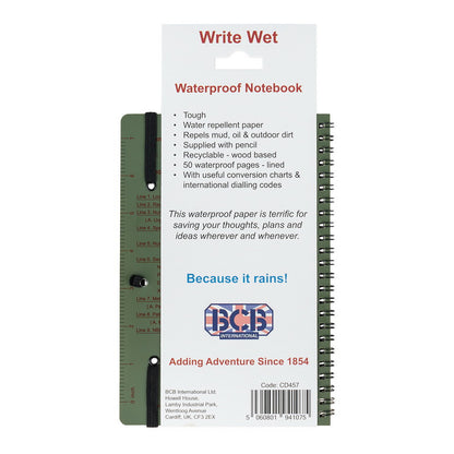 BCB Waterproof notitieblok CD457