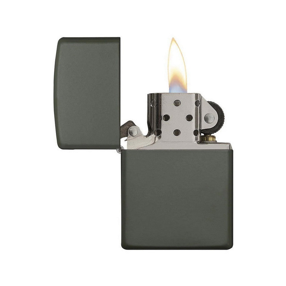 Zippo mat groen