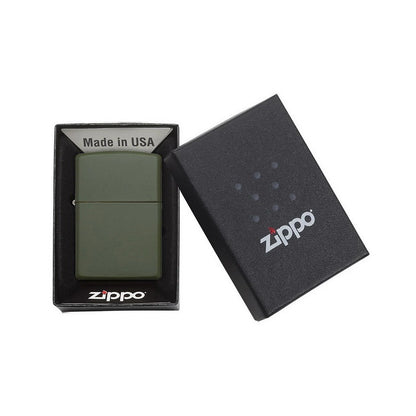 Zippo mat groen