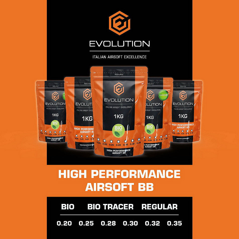 Evolution 0,25g High Performance BBs Bio White TRACER 1kg za