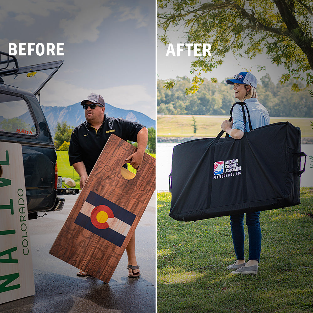 Draagtas voor 2x4 Cornhole Boards (60 x 120 cm)