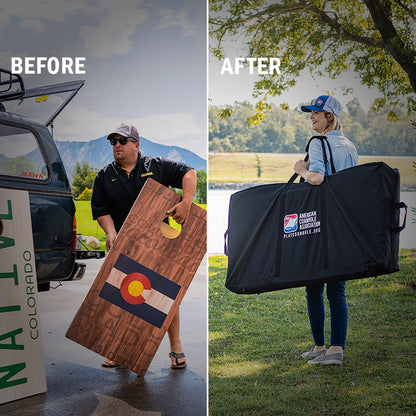 Draagtas voor 2x4 Cornhole Boards (60 x 120 cm)