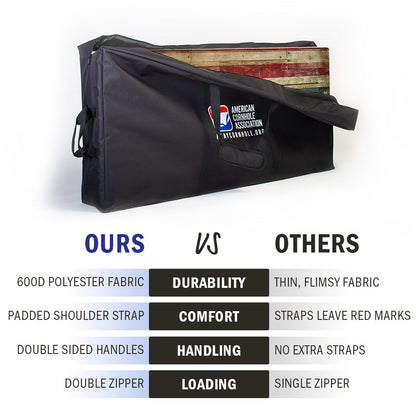 Draagtas voor 2x4 Cornhole Boards (60 x 120 cm)