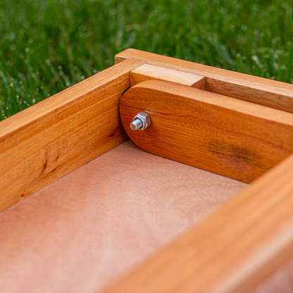 Classic Stripes Natural Wood Blues - 2x Cornhole Borden (60 x 120cm)