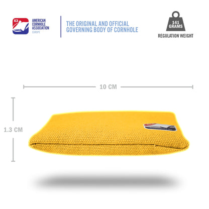 Yellow Daily 44x Cornhole Zakjes (10x10 cm)