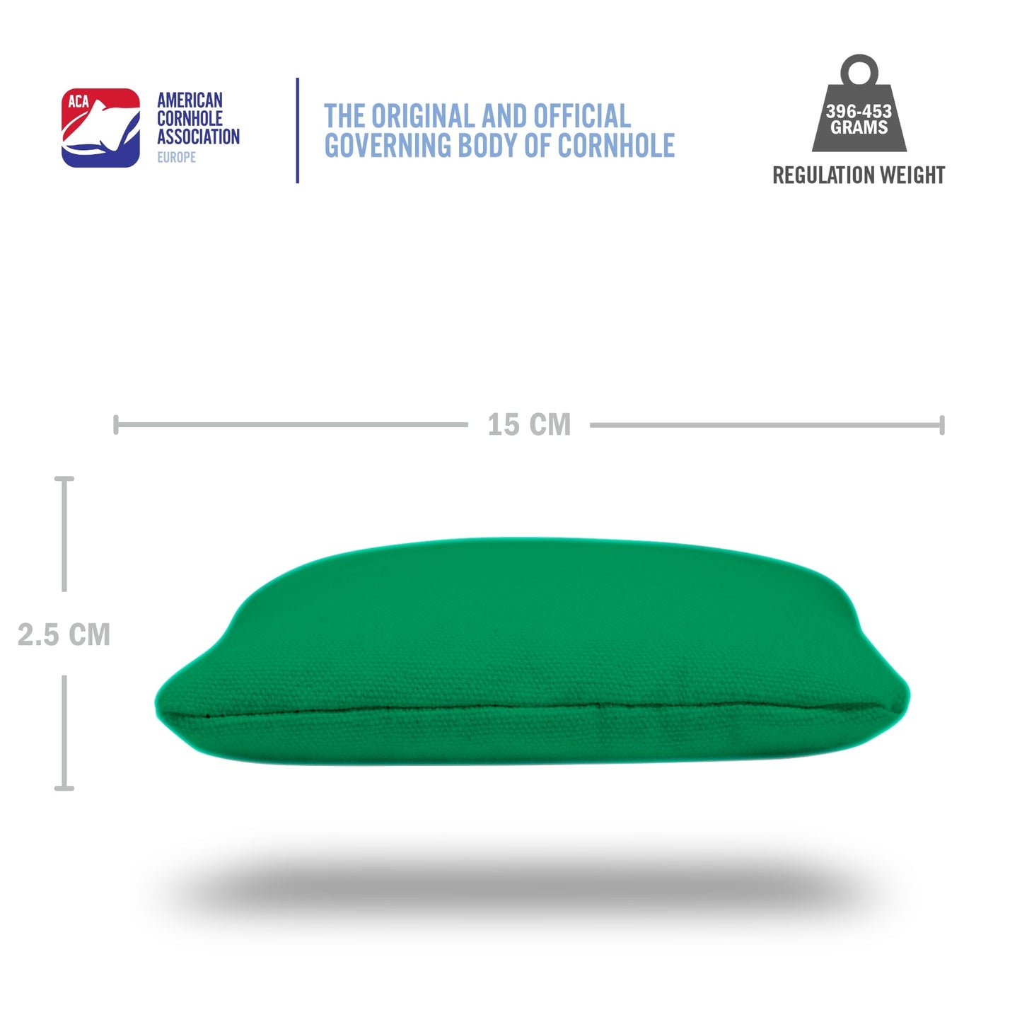 Kelly Green Daily 66x Cornhole Zakjes (15x15 cm)