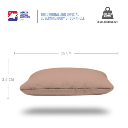 Khaki Daily 66x Cornhole Zakjes (15x15 cm)