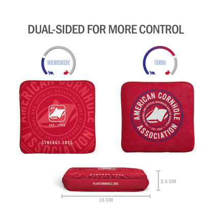 Officiële ACA-toernooibadge Synergy Edge Cornhole Zakjes (15x15 cm)