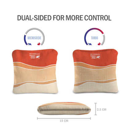 Multicolor Waves Synergy Pro Cornhole-zakken (15x15 cm)
