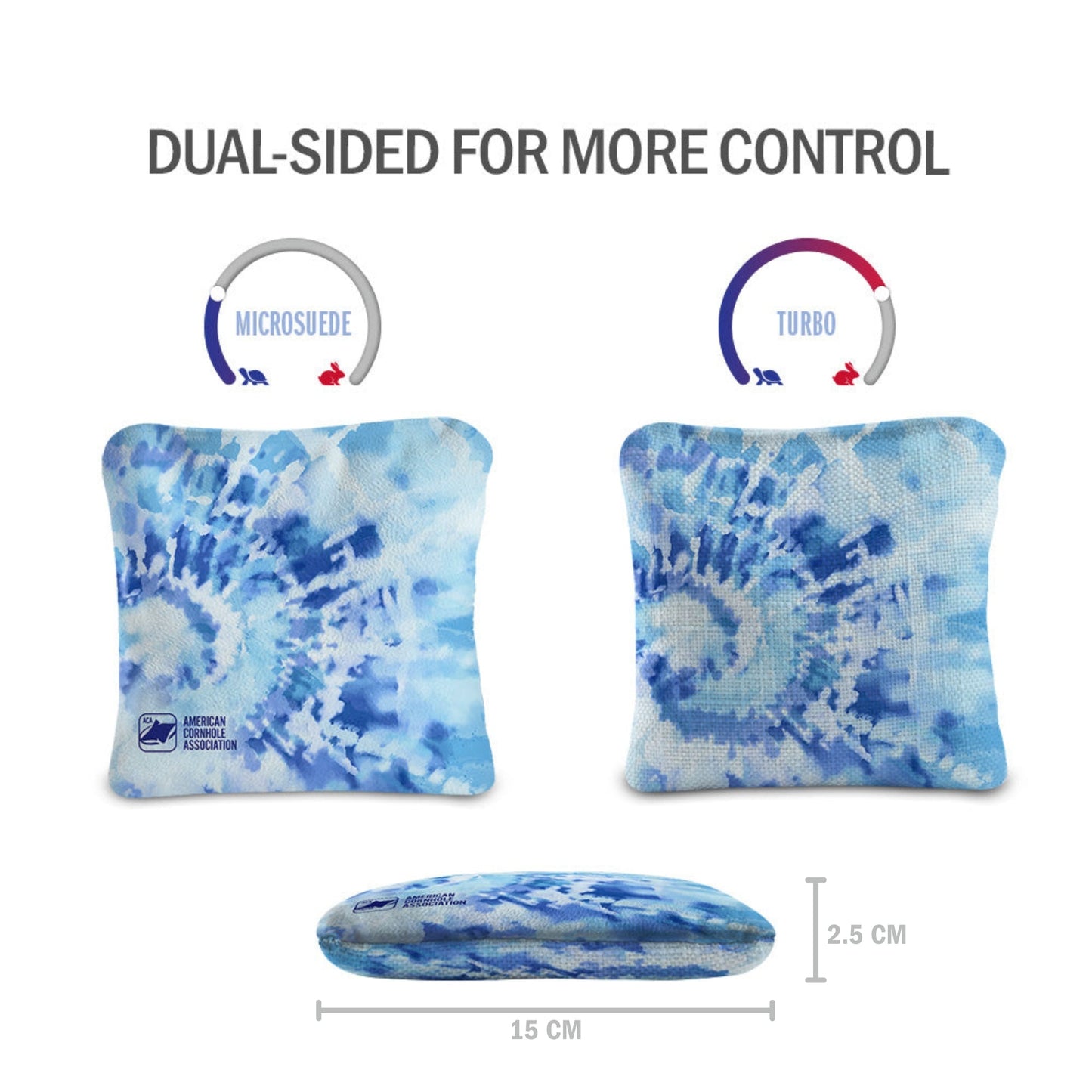 Tie-Dye Synergy Pro Cornhole Zakjes (15x15 cm)