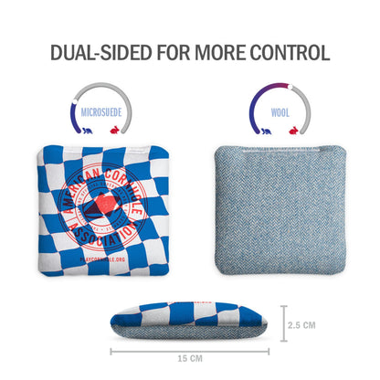 ACA Checkered Flag Synergy Soft Cornhole Zakjes (15x15 cm)