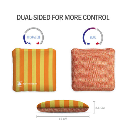 Beach Stripes Synergy Soft Cornhole Zakjes (15x15 cm)