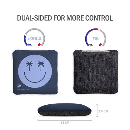 Smiley Palm Synergy Soft Cornhole Zakjes (15x15 cm)