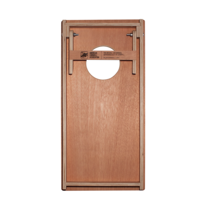 Natural & Gray Wood Triangle - 2x Cornhole Borden(30 x 60cm)