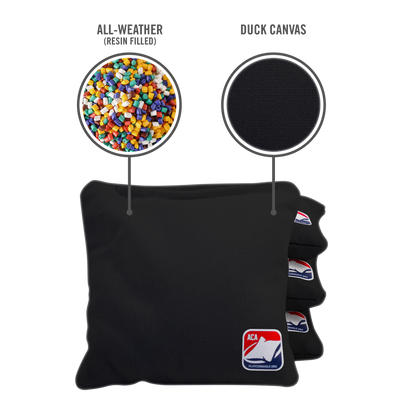 Black Daily 66x Cornhole Zakjes (15x15 cm)