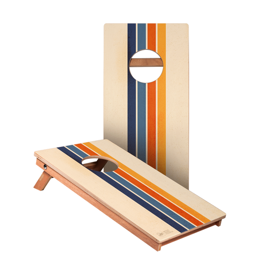 Vintage Stripes - 2x Cornhole Borden (30 x 60cm)
