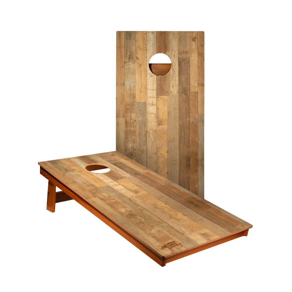Distressed Wood - 2x Cornhole Borden (60 x 120cm)