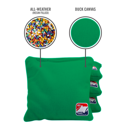 Kelly Green Daily 66x Cornhole Zakjes (15x15 cm)