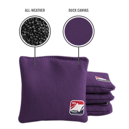 Purple Daily 44x Cornhole Bags (10x10 cm)