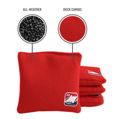 Red Daily 44x Cornhole Zakjes (10x10 cm)